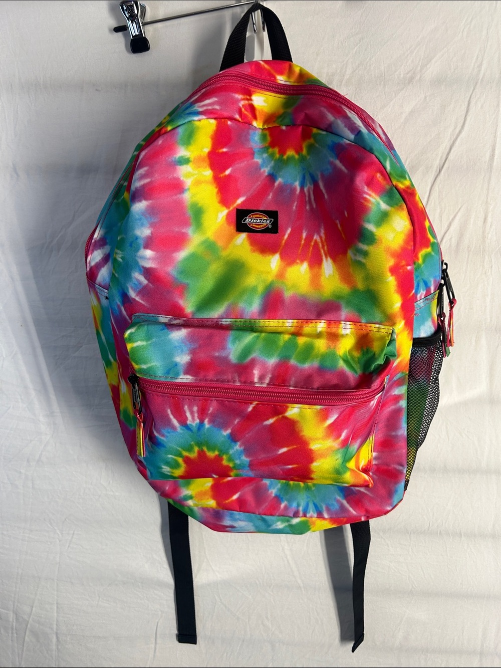 Dickies Tie-Dye Kids Backpack - Pink, Yellow, Green, Blue